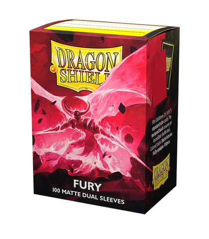 Dragon Shield Deck 100 Dual Matte sleeves - Fury