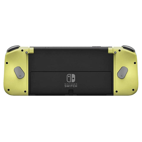 Nintendo Switch Hori Split Pad Compact Light Gray and Yellow