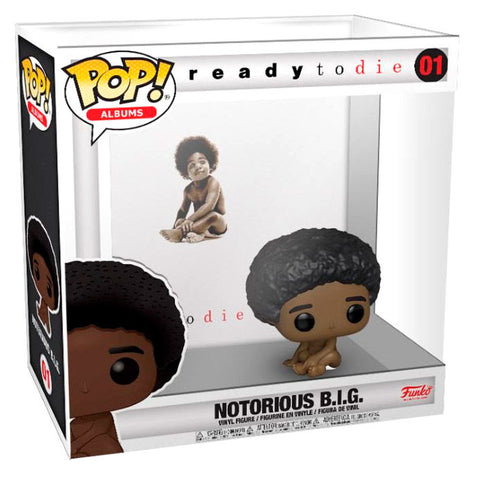 Funko POP! (01) Biggie Smalls Ready to Die  Album with Case