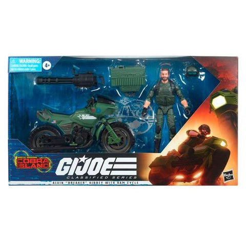 G.I. Joe CS F07595L00 #29 Alvin Breaker Kibbey with RAM Cycle