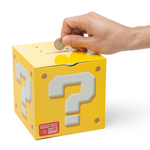 Super Mario Question Block Money Box With Sound