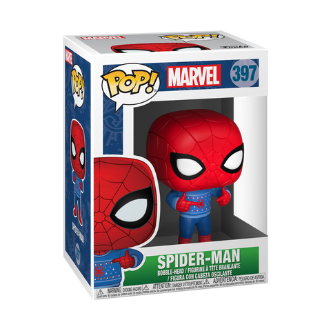 Funko POP! (397) Marvel Holiday Spider-Man Ugly Sweater