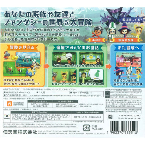 3DS Miitopia (Jap)