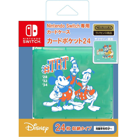 Nintendo Switch Disney 24 Card Case  - #TBT Mickey & Friends