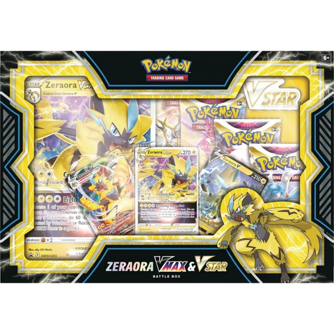 Pokemon TCG Zeraora Vmax & VStar Battle Box