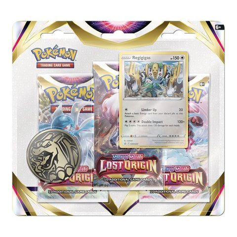 Pokemon SS11 Lost Origin 3 Packs Blister - Regigigas