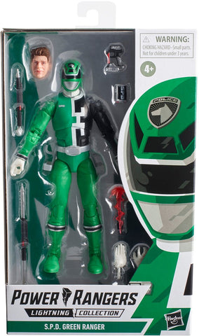 Power Rangers Lightning E5906AS09 6" SPD Green Ranger