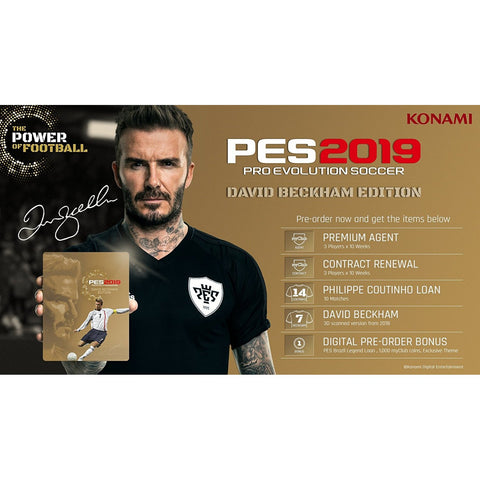 PS4 PES 2019 David Beckham Edition (R2)