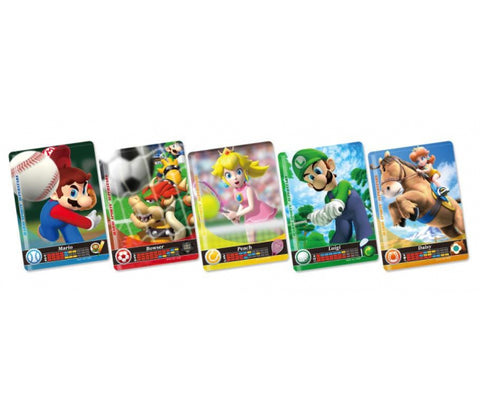 Nintendo Amiibo Cards - Mario Sports Super Stars