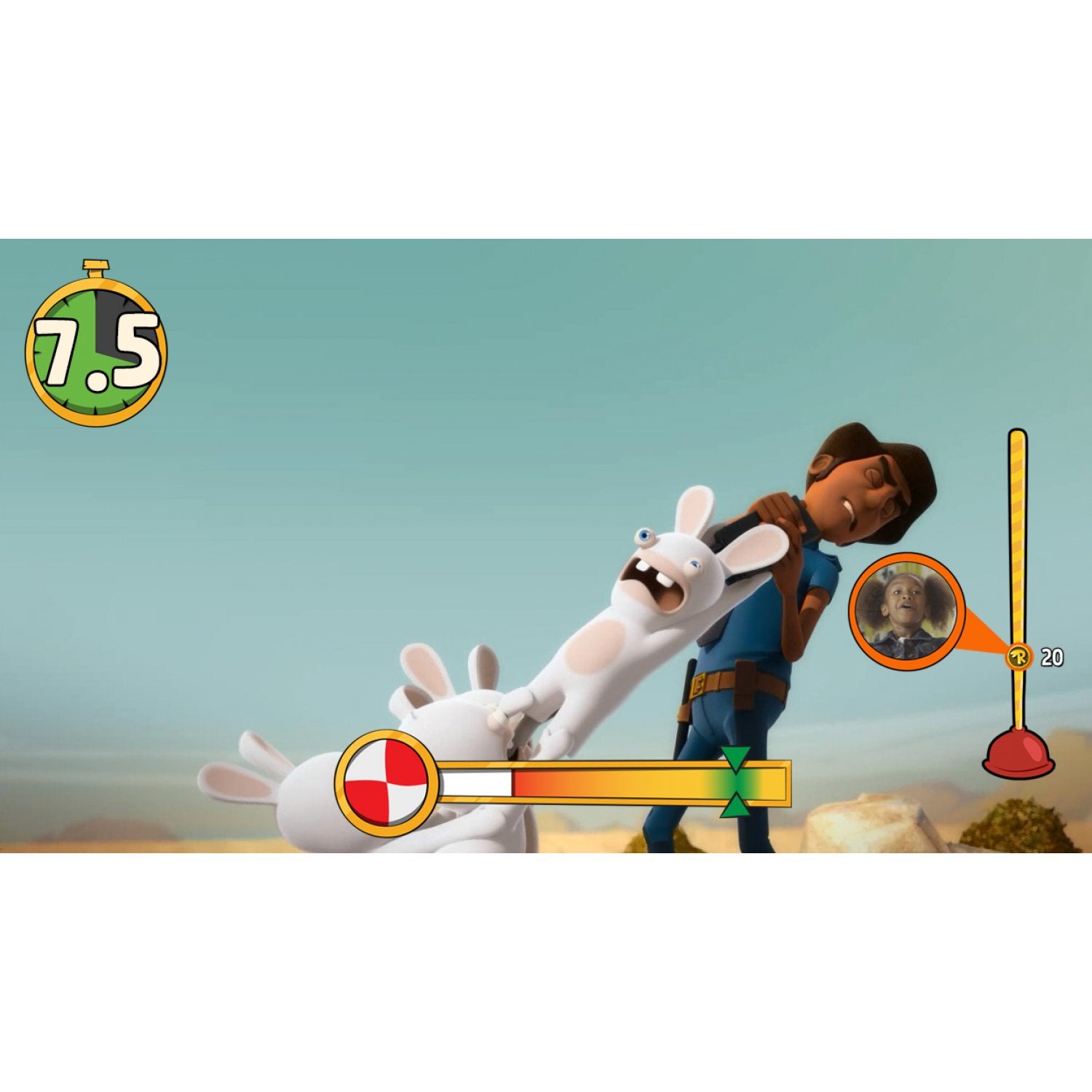 X Box Rabbits XBox 360 Rabbids Invasion The Interactive TV Show | PLAYe