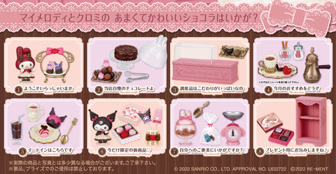 Re-Ment Sanrio Chocolatier My Melody (Set of 8)