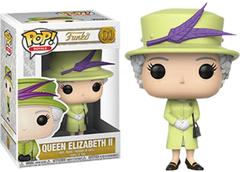 Funko POP! (01) Royals Queen Elizabeth II Green Outfit