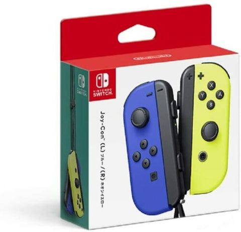 Nintendo Switch Joycon Controller - Blue/Neon Yellow (Japan)