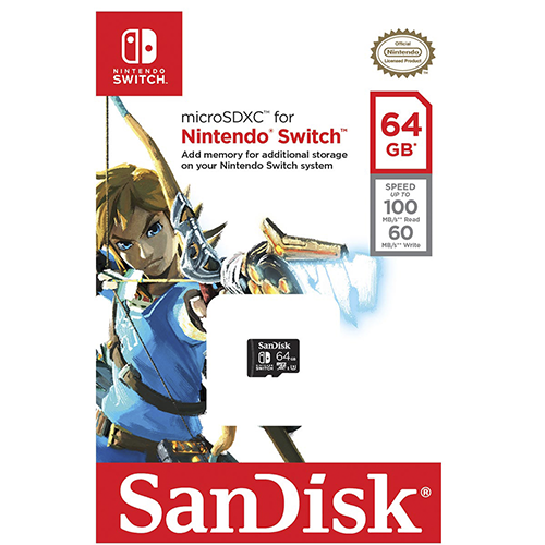 Nintendo Switch SanDisk 64GB MicroSDXC (zelda)