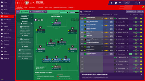 PC Football Manager 2019
