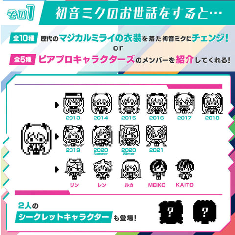 Tamagotchi x Hatsune Miku - Cyber Miku Version