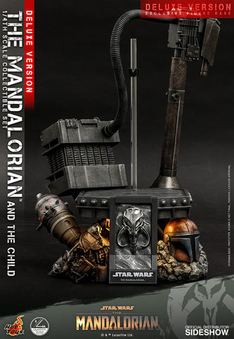 Hot Toys  QS016 1/4 The Mandalorian and The Child Deluxe Edition