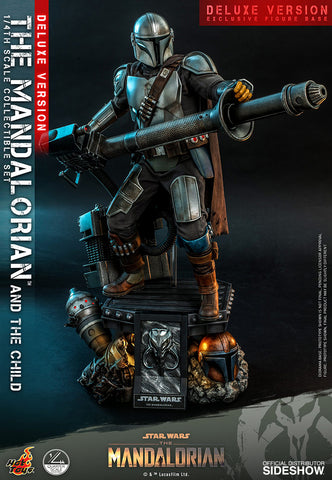 Hot Toys  QS016 1/4 The Mandalorian and The Child Deluxe Edition