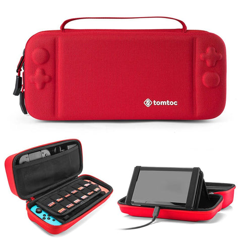 Nintendo Switch Tomtoc Travel Case (Red)