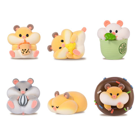 Ribose Rich Hamster Trading Figure (Set of 6)