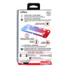 Nintendo Switch Oled Nyko Thin Case + Glass Protector (R/B)