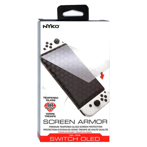 Nintendo Switch Oled Nyko Screen Armor 9H Tempered Glass