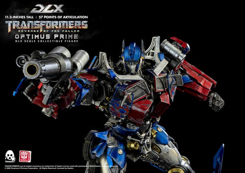 Three Zero DLX Scale Transformers Optimus Prime