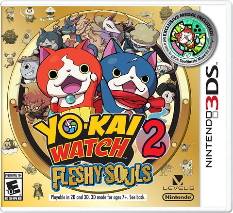 3DS Yokai Watch 2: Fleshy Souls